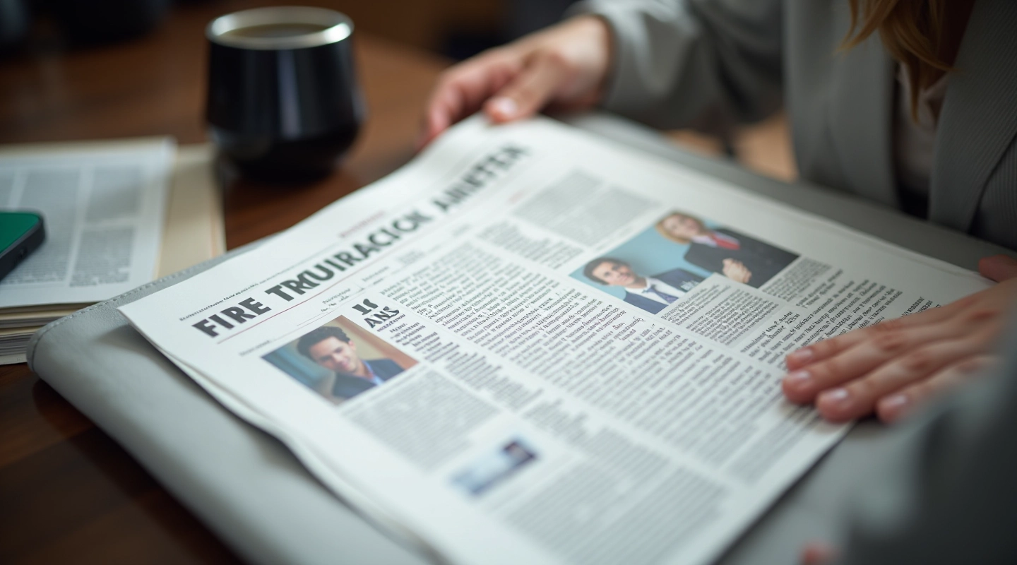 Dossier contenant des coupures de presse et articles publiés par un journaliste pigiste