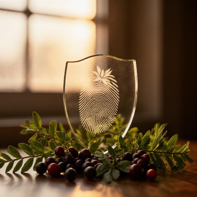 Secure organic data protection illustration